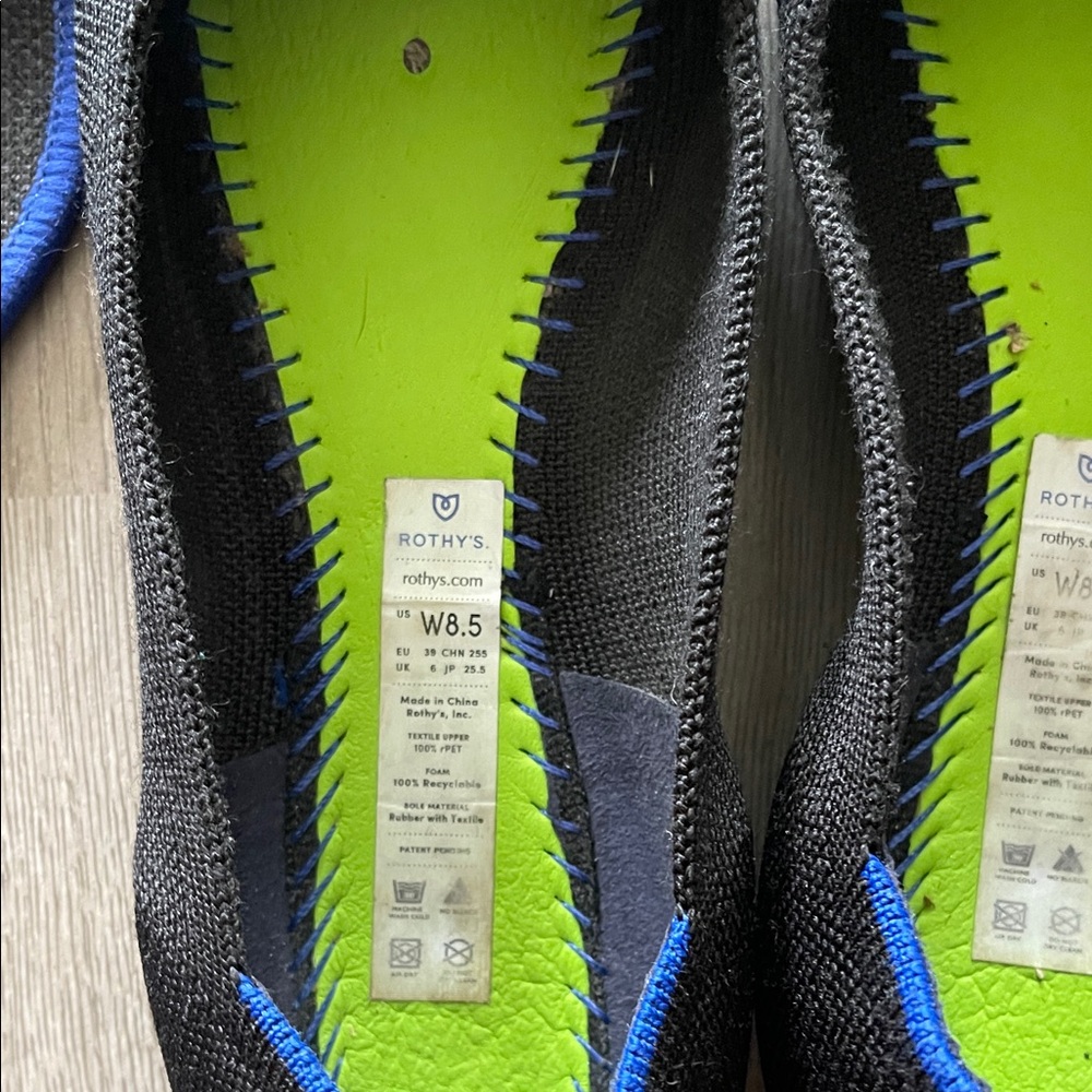Rothy's Women's 8.5 Black Flats - Picture 5 of 8